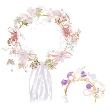 Haarbanden en bloemen voor vrouwen, haaraccessoires voor bruidsmeisjes, prinsessenhaarbanden, haarbanden