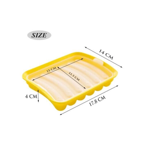 Sausage Mold - 2 pcs - Silicone - Non-stick - Dishwasher Safe 1