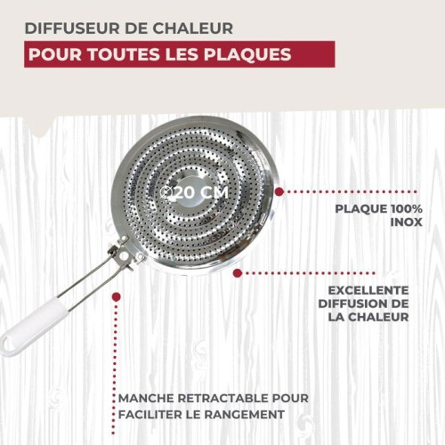 Fackelmann gas hob heat diffuser 2