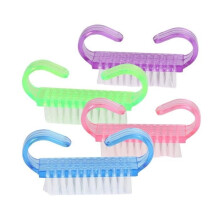 Nagelborstel - Niet gespecificeerd - 4 stuks - Duurzaam plastic - Comfortabele handgreep - Lichtgewicht en draagbaar