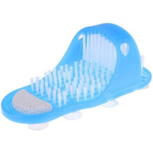 Voetmassageborstel voor onder de douche, exfoliërende voetreinigingsborstel voor onder de douche, plastic voetmassageschoen