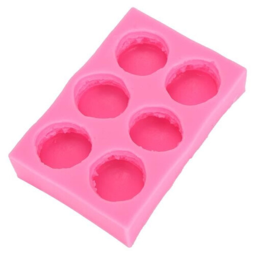 Kaarsenvorm - ZERONE - Macaron - Siliconen - Antiaanbaklaag - Roze 2