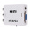 VINGVO 480P Mini Composiet AV naar VGA Video Converter TV Adapter Decoder Audio Video Converter (Wit) 1