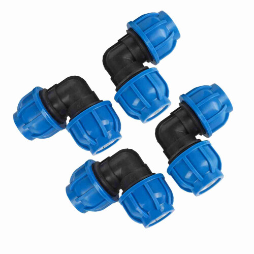 4x 32mm PE Elbow Connector Water Pipe