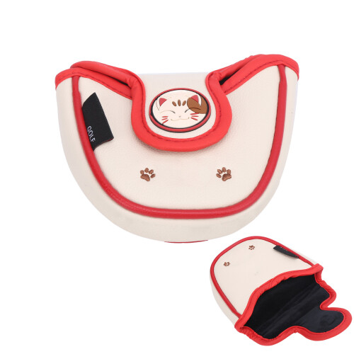 Mallet Putter Head Cover Lucky Cat Waterproof