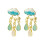 Rainy Day Cloud Earrings Cloud Rain Earrings Stud Earrings Advanced Cu 1