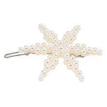Pearl Star Hairpin - Hair Barrettes Clip For Women Girls French Design Hair Accessory Ornament