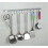 Kitchen Hook Rail - Stainless Steel - 50cm - 9 Removable Hooks - Practical - Easy to Install 3