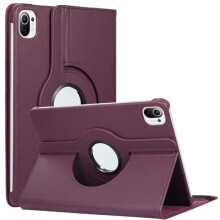 Hoesje voor Xiaomi Pad 5 - FRANCIS-R - 360 draaibaar - PU-leer - Paars - Unisex