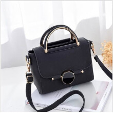 Handtas - BBDG - b101 - Luxe leer - Zwart - 26x18x9cm