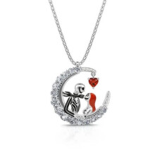 Jack en Sally kettinghanger, kostuumjuwelen, mode, Corpse Bride, Halloween cadeau, vreemd