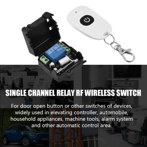 DC 12V Wireless Remote Control Relay Receiver Transmitter Universal Remote Control Switching and Transmitting Module 2