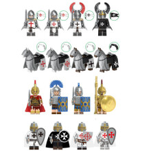Medieval series Knights Temple Holy Tomb Teutonic Hospital Warhorse Assembly Building Block Mini Figures Minifigures