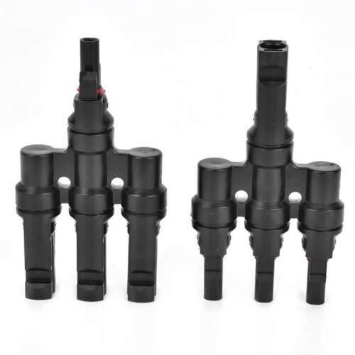 Duokon Solar Cable Adapter with 2 Solar Connectors, Electronic Type Parallel Solar Panel Adapter 1
