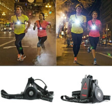 Oplaadbare USB LED-hoofdlamp voor hardlopen - Zwart - 3 standen - Bereik 50 m - ABS - Batterijduur 240 min