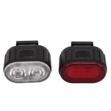 GOTOTOP USB oplaadbare LED-fietsverlichtingsset - 350 lumen IPX5 waterdicht lichtgewicht