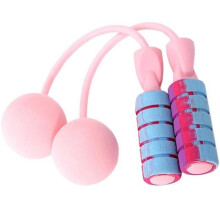 Klittenvrij springtouw - Verzwaard model - Roze - Regelmatig gebruik - Fitness