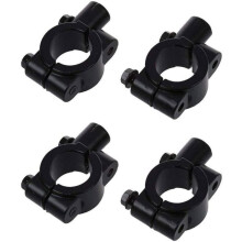 Set van 4 stuurspiegelklemmen, 22 mm motorfietsspiegelbeugel, motorfietsstuurbevestiging