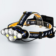Hoofdlamp - AUDBURN - Superhelder model - 18000 lumen - USB oplaadbaar - Waterdicht