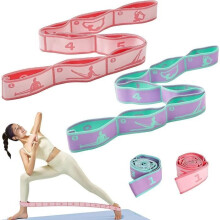 2 stuks weerstandsbanden voor krachttraining, elastische weerstandsbanden voor fitness, pilates, dans, gymnastiek en stretching