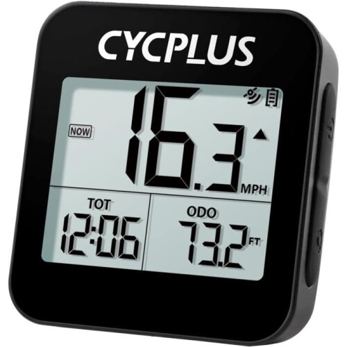 Υπολογιστής GPS ποδηλάτου - CYCPLUS - G1 - IPX6 Αδιάβροχο - Ταχύτητα, Απόσταση, Χρόνος