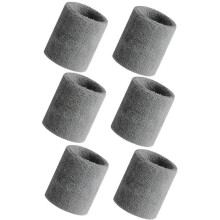 Sportpolsbandjes [6 stuks], katoenen polsbeschermer voor tennis, basketbal, voetbal en hardlopen.