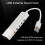 SURENHAP External USB Audio Adapter USB Sound Card supports 5.1 and 7.1 channels, rich interfaces, computer accessory 3