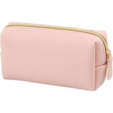 Toilettas - Dames - PU-leer - Waterdicht - Semi-rigide - Roze