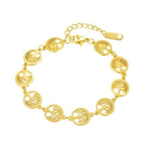 Damesarmband - ORGANGONFAND - Levensboom - Verjaardags- en kerstcadeau - GOUD