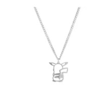 Halsketting - Pikachu - Zilver - Staal - Origineel - Kawaii cadeau