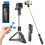 Selfie Stick - Τρίποδο Selfie Stick 3 σε 1, Ρυθμιζόμενο Μονόποδο Selfie Stick Bluetooth - Μαύρο 1