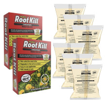 Weedblast Rootkill 6x100ml Concentrated Glyphosate Weedkiller Sachets boxed