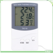Thermometer en hygrometer - V GEBY - Digitaal model -50 tot 70 - Modern design - Gemakkelijk afleesbaar display