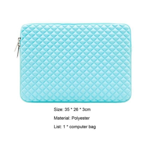 Laptophoes - Laptopsleeve - Sluitingstijl - Blauw2 1