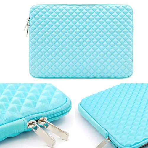 Laptophoes - Laptopsleeve - Sluitingstijl - Blauw2 2
