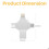 1TB 4-in-1 USB 3.0-flashdrive voor iPad, compatibel met iPhone, Type-C en Android. 4