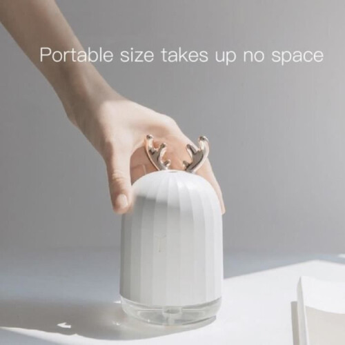 220ml mini air humidifier essential oil diffuser aromatherapy home ultrasound USB night light rabbit 1