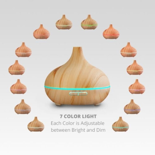 300ml Essential Oil Aromatherapy Diffuser - Portable Ultrasonic Humidifier, Cool Mist Aroma Diffuser - Fragrance Diffuser -... 2