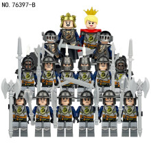 Medieval Military Building Blocks Humanoid Mini Figure Toys Christmas Gift 16 Pcs