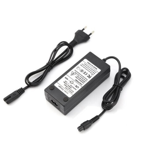 Akkuladegerät-Adapter – 42 V, 2 A – EU-Stecker – Schwarz 2