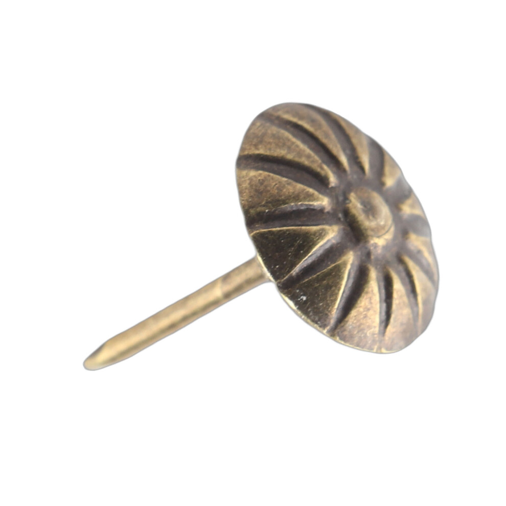 100 Vintage Bronze Upholstery Tacks 7444352893553
