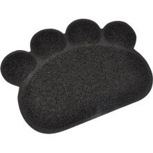 Pattou PVC Katzenstreumatte - 30x40 cm - Schwarz - Für Katzen