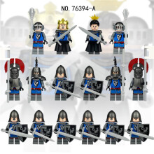 Medieval Military Building Blocks Knight King Mini Figure Toys Halloween Gift