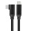 Câble de liaison USB-C compatible avec Oculus Quest 2, lot de 2, gris, 2 m 1
