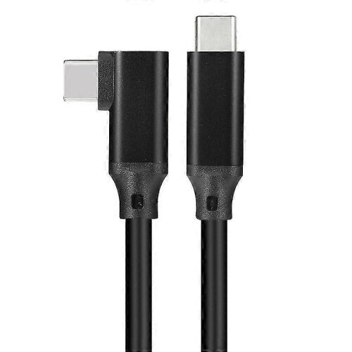 Câble de liaison USB-C compatible avec Oculus Quest 2, lot de 2, noir, 2 m