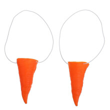 Sneeuwpop Wortelneus Kostuumaccessoire, 2 stuks, Nepneus Decoratie voor DIY Winteraccessoire