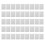 50pcs Cardboard Shirt Inserts Foldable Laundry Folder White 1