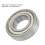 6206-zz Double Shielded Steel Bearing 1