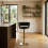 Adjustable Swivel Upholstered Bar Stools 5