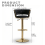 Adjustable Swivel Upholstered Bar Stools 6